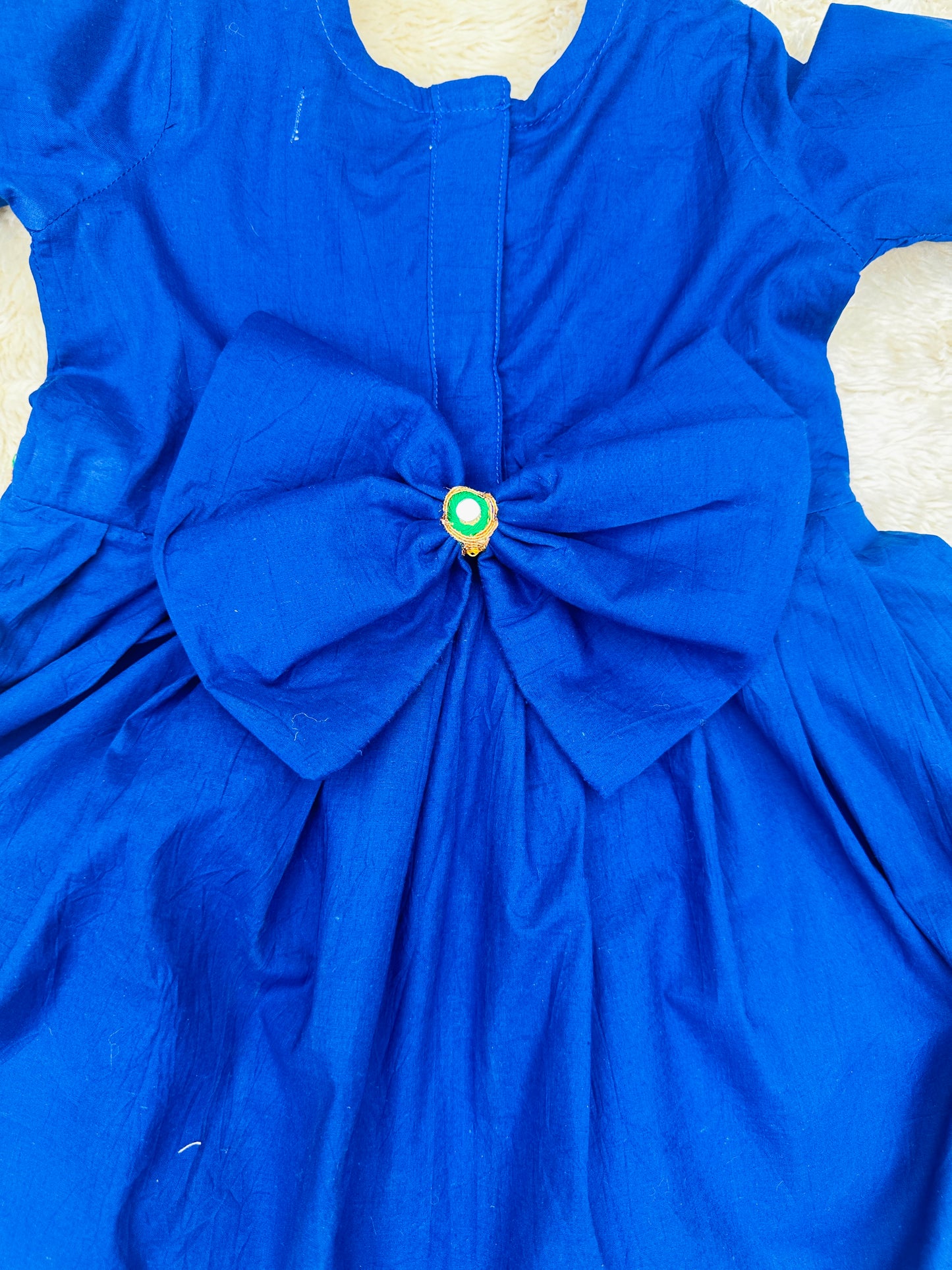 Royal blue Pathani Frock