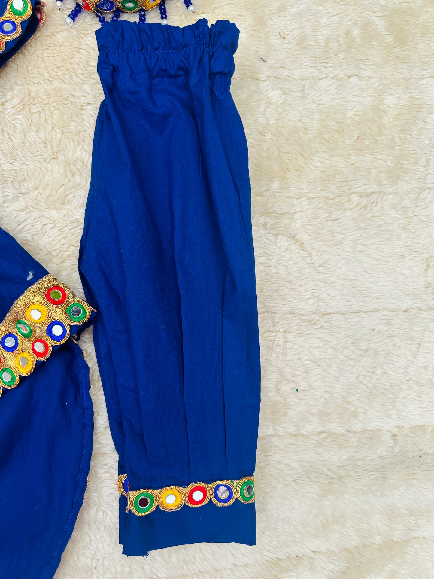 Royal blue Pathani Frock